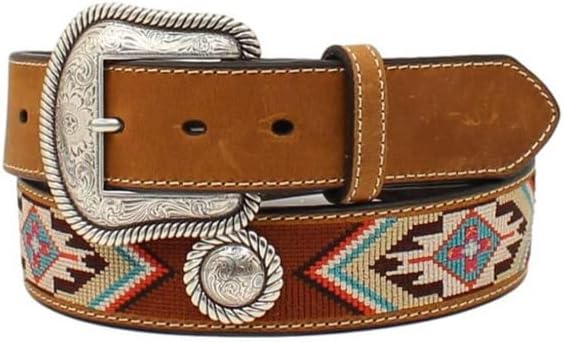 Nocona Western Belt Womens Southwest Embroidered Round N320002944