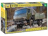 Medida del camión 22,7cm DataPrice Zvezda 3692 - Maqueta Camión Russian 2-Axle Military Truck K-4350 - Escala 1:35