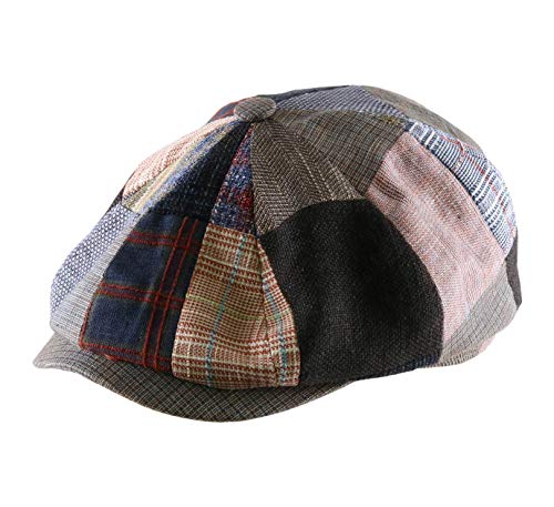 Stetson - Boinas - Gorra Plana Hombre Hatteras-Patchwork - Talla L