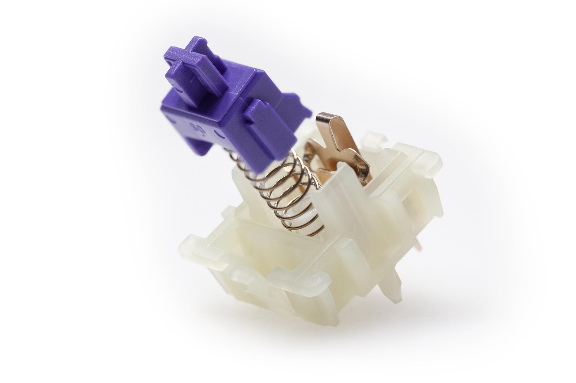 KPREPUBLIC Cherry MX2a RGB Lot de 70 commutateurs tactiles pré-lubrifiés pour clavier mécanique de jeu 5 broches (MX2a Violet Switch x70)
