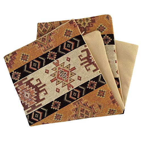 Pillowerus Mustard Yellow And Cream 16 X 16 Inches Throw Pillow Covers Kilim Pattern - Decorative Boho Pillows, Living Room Decor For Couch, Bohemian Outdoor Case For Window Seat #TOP5