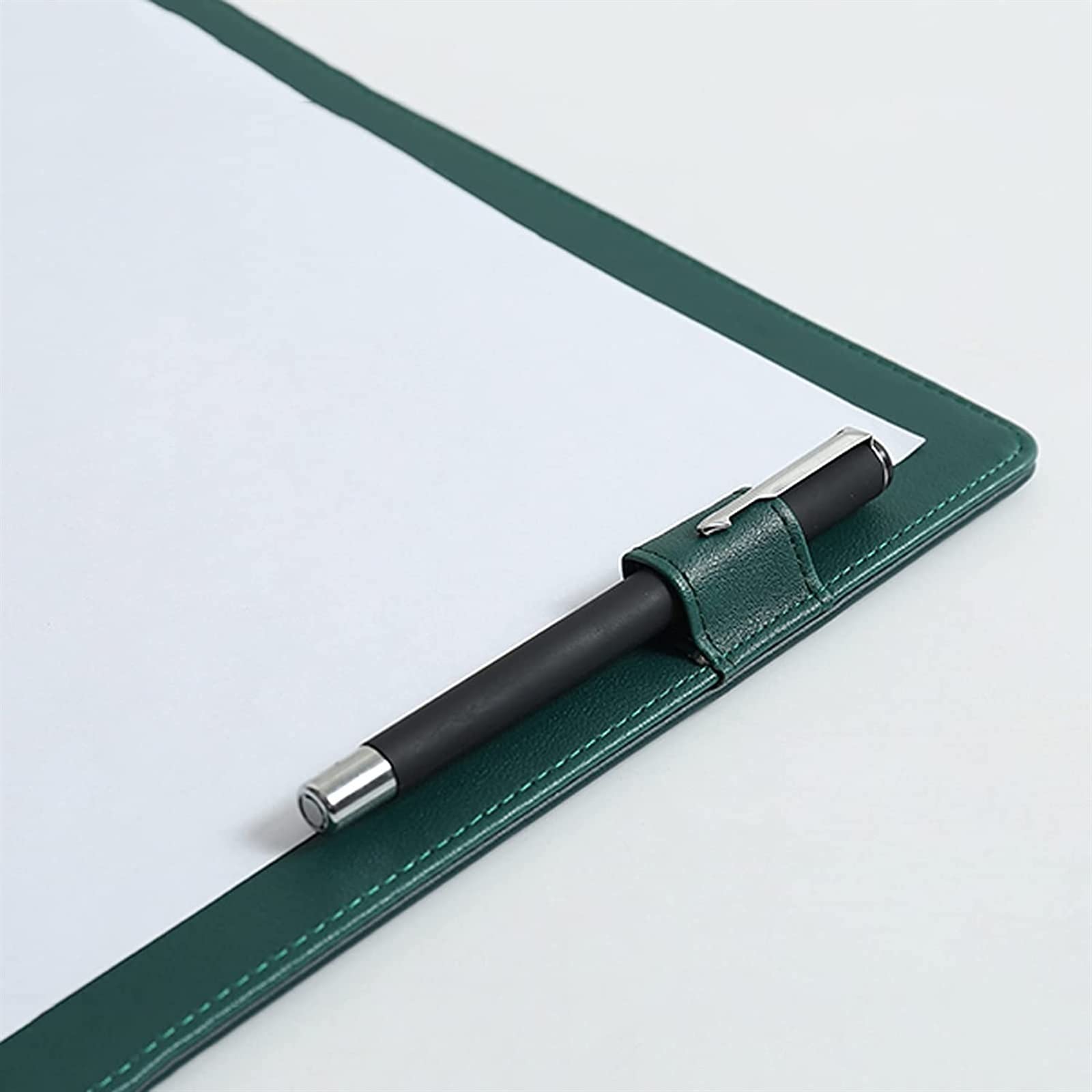 Teczka na dokumenty Organizer Clip Board, 2 paczki Składana okładka A4 z podwójnymi teczkami Wielofunkcyjna tablica do pisania z uchwytem na długopis (kolor: czerwony) (kolor: Rood)