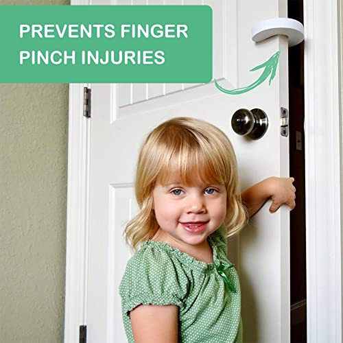 Klemmschutz für Türen, Tür klemmschutz, 6 Stück Einklemmschutz, Tür Quetschschutz für Türen Fenster, Finger Klemmschutz Kinder Sicherheit weiß