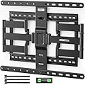 monTEK Ultra Slim TV Wall Mount for 43-90 Inch TVs | 1.1" Thin Low Profile Full Motion Bracket | Dual Swivel Articulating Arms with Tilt | Max VESA 600x400mm | Holds 132lbs | Fits 16"/18" Studs