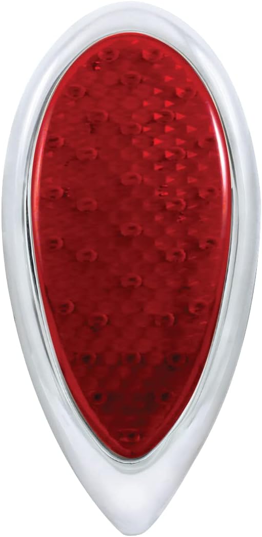 United Pacific FTL383907 1938-39 Ford LED Flush Mount Tail Light With Original Type Lens