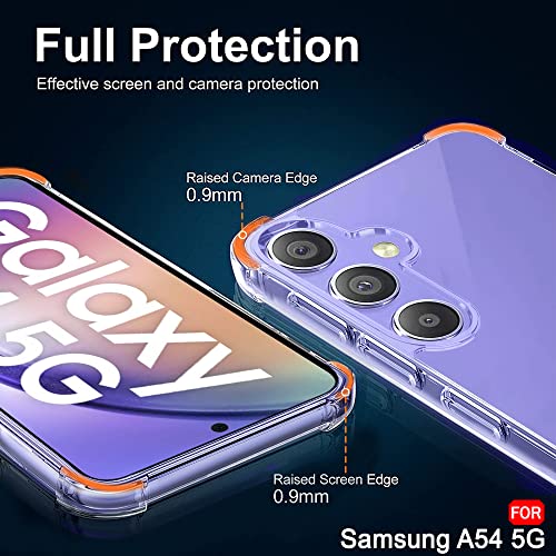 Image of TheGiftKart Transparent Crystal Clear Back Cover Case for Samsung Galaxy A54 5G | Shockproof Soft TPU Case | Cushioned Edges for Ultimate Protection Back Cover Case (TPU, Transparent)