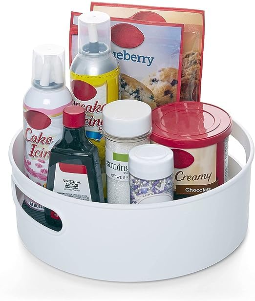 SHAYONAM Multi-Purpose 360° Rotating Organizer Tray/Kitchen Organizer/Multi- Function Rotating Tray/Cosmetics Organizer (Pack of 1) (Multy)