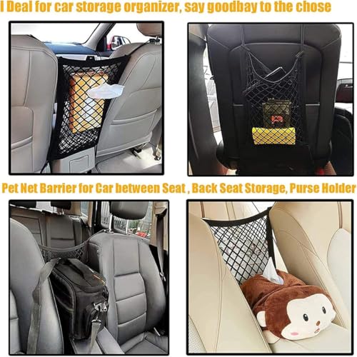 DYKESON Dog Car Net with Storage