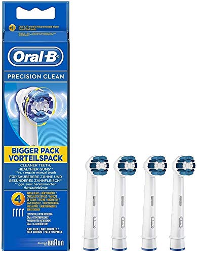 Oral-B Genuine Precision Clean Replacement White Toothbrush Heads, Refills for Electric Toothbrush, Deep