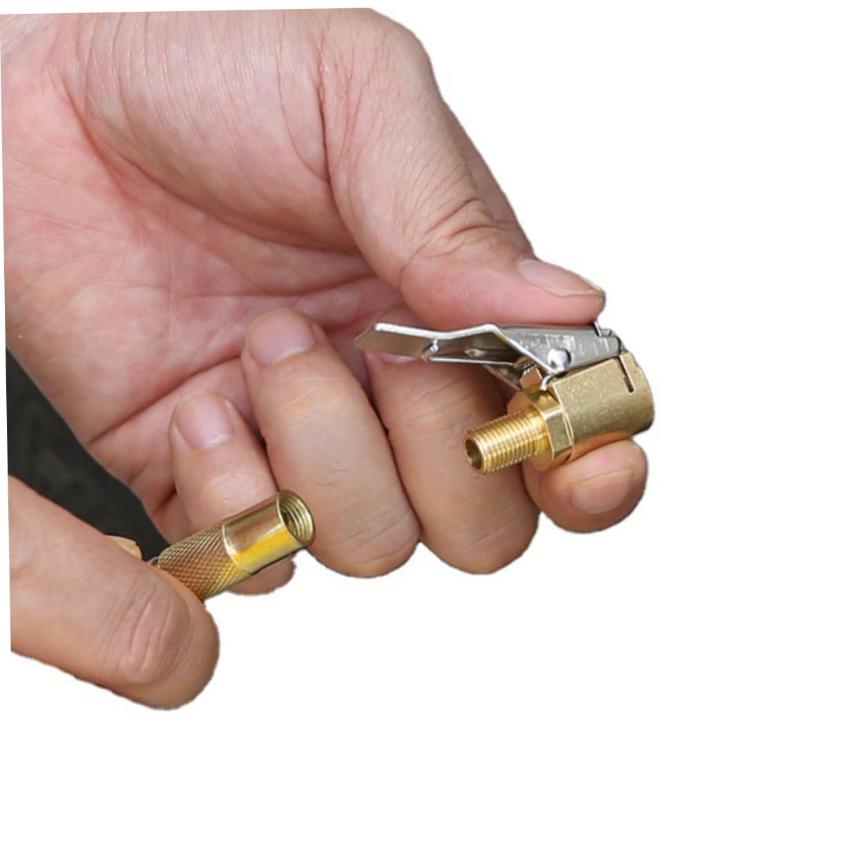 HOLIDYOYO Efficient Car Air Chuck Thread Air Chuck 8mm Diameter 5pcs Brass Inflatable Chuck