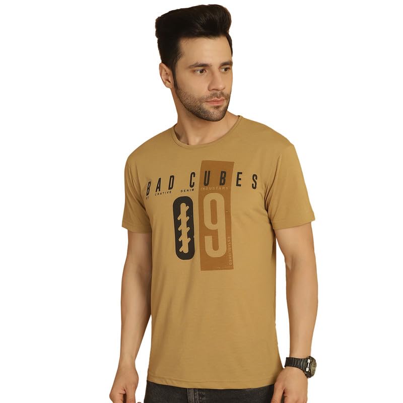 Image of Mack Jonney Regular Fit Mens Tshirts(Pack of 1-MACK632078)