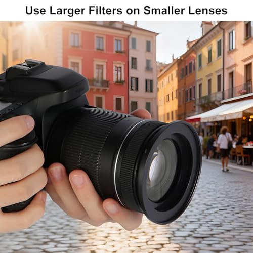 Camkix Anillo Adaptador Step-Up de 67 mm a 82 mm (2 piezas) – Para filtros ND, CPL y UV – Accesorio para lentes de cámara miniatura 5