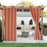 Tende Da Esterno Deconovo Con Anelli - 2 Pezzi 132x245 Cm, Oscuranti, Termiche E Idrorepellenti, Grigio Perla - Foto 11