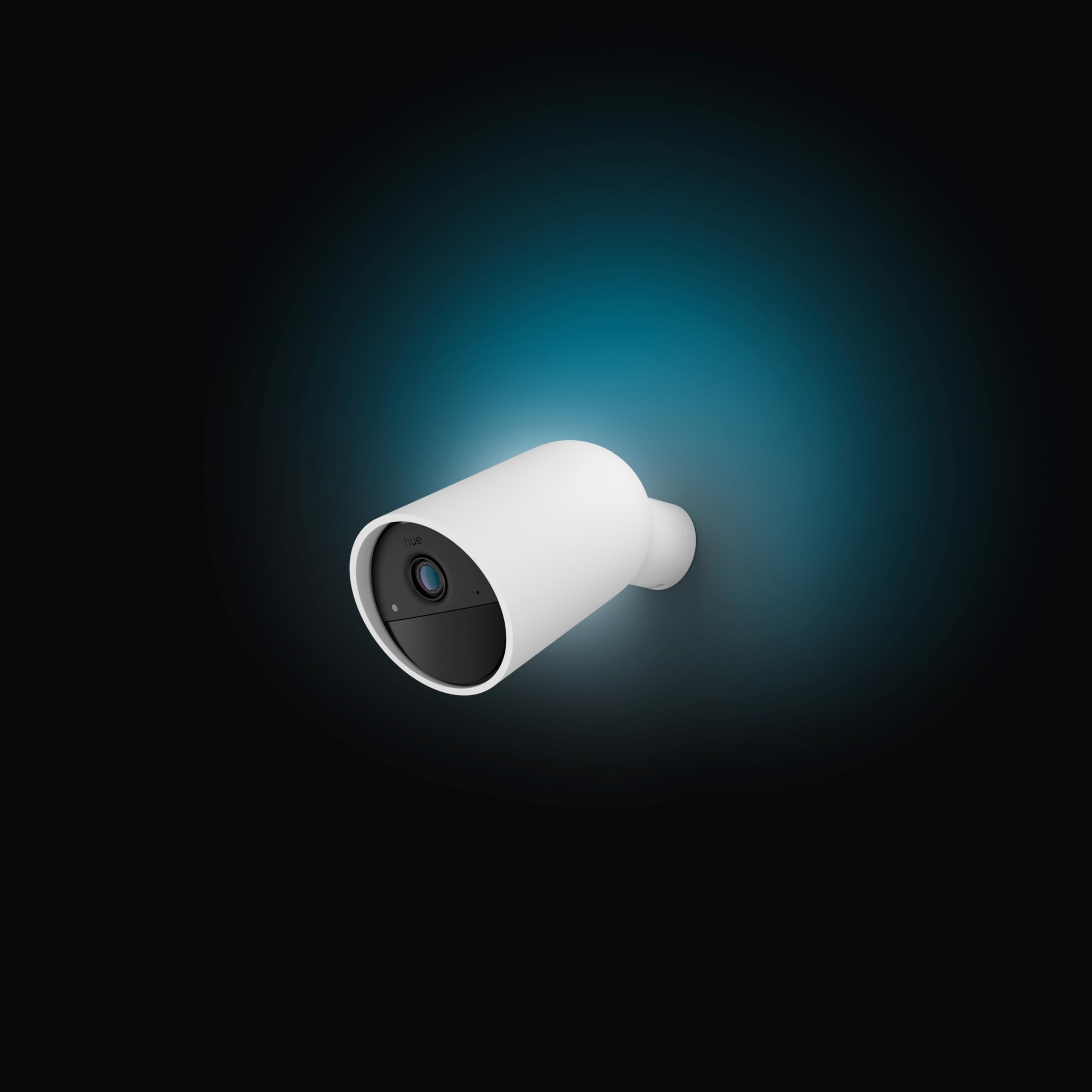 Philips Hue Secure, Caméra HD 1080P sans Fil, Utilisation intérieure ou extérieure, contrôle avec Une Seule Application, Blanc
