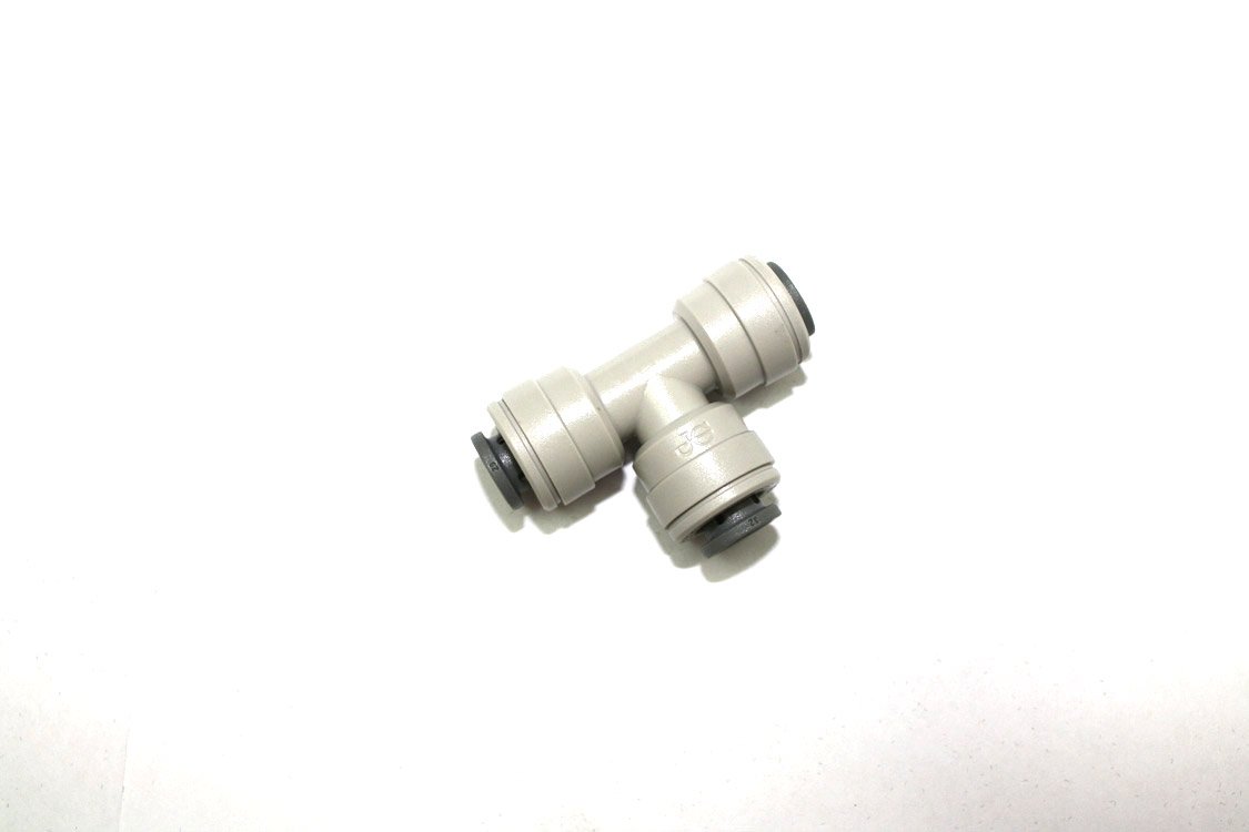 John Guest Gray 1/4" Union Equal Tee Acetal Quick Connector Ro Di Fitting Reverse Osmosis