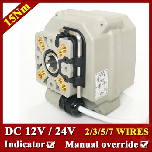 Contrôleur de vanne électrique ISO5211 débrayable manuel pour automatisation réseau DC12V - 4