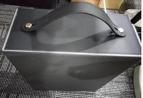 Sammelkarten-Aufbewahrungsboxen für 1800+ Karten, Magnetic Deck Boxen, PU Leder Starkes Karten Box mit Trennwänden, Spielkarten Deck Boxe für Magic Commander Yugioh Sports Cards (Schwarz)