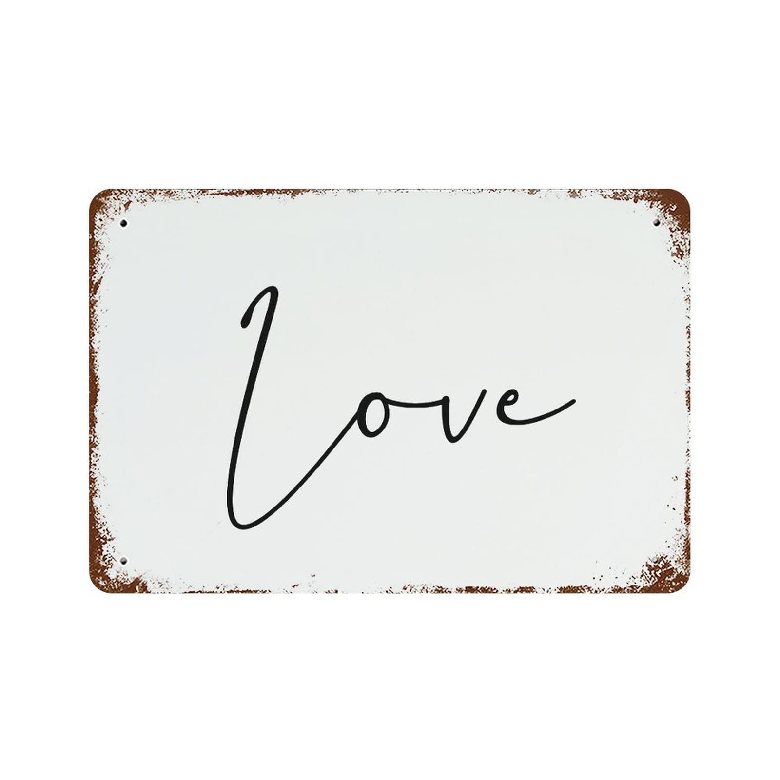 Panneau en aluminium Love deco murale homme cave bar exterieur et maison