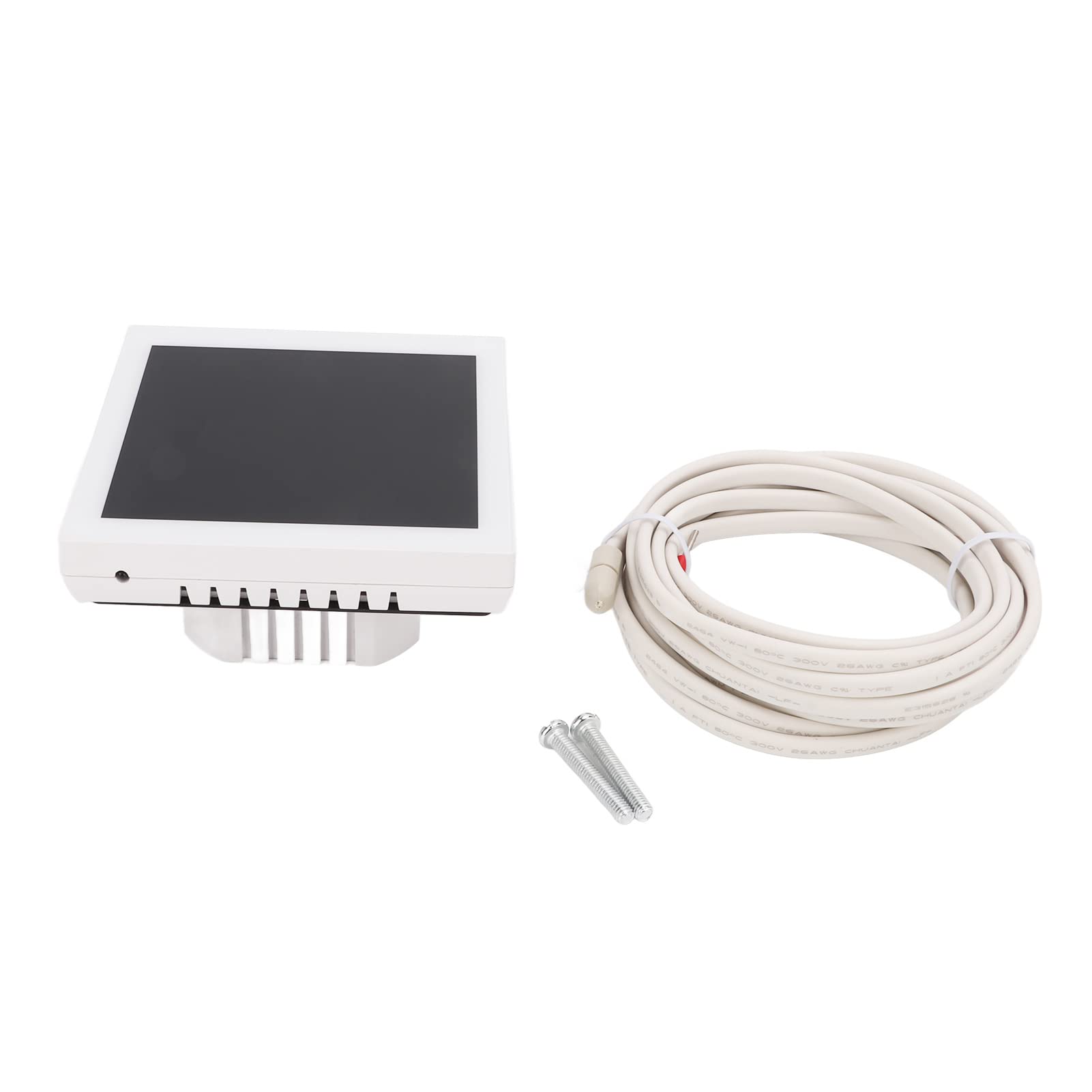 Fafeicy ME160 Termostato WiFi Inteligente Pantalla Táctil Pantalla a Color Programable con Humedad PM2.5 Pronóstico del Tiempo para el Hogar Oficina Hotel 220 V (3A)