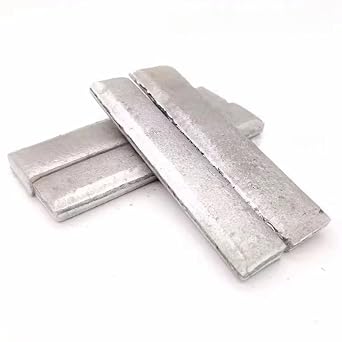 10Pcs Pure Zinc Rod Zinc Strip, High Purity Zinc Plate, Zn 99.99% Zinc Block Metal for Experimental use in Scientific Research institutes
