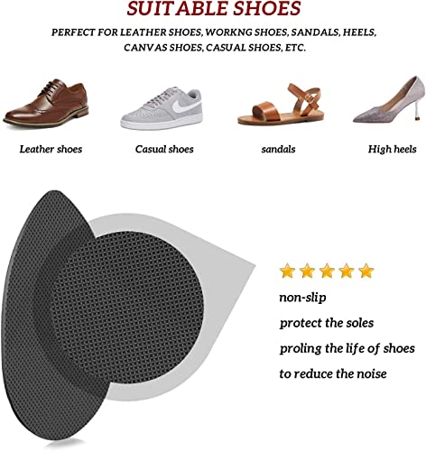Protectores Antideslizantes de Gel para Calzado 3 Pares Negro miniatura 4