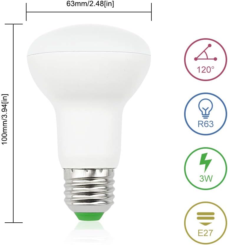 80% Off Discount Luxvista BR20 RGB Dimmable LED Bulbs - 3W E26 Medium Screw Base R20 Color Changing LED Light Bulb with Remote Control Decorative Ambient Light for Stage Hotel Party Mood Light RGB+Daylight (2-Pack)