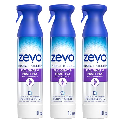 Zevo Flying Insect Killer Spray - Bug Spray for Home Use - Versatile Gnat,...