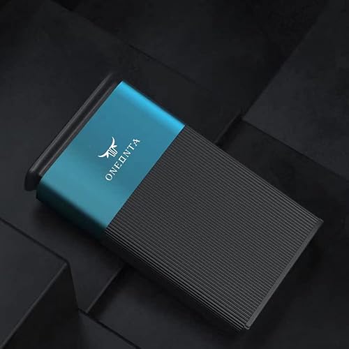 Miniatura 6 de ONEONTA Funda Magic Holder capacidad para 12 a 14 hasta 3307in de largo a prueba de aplastamiento tamaño de bolsillo buen sellado C- azul