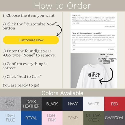 Wifey Year Est. Zip Hoodie, Hoodie, or Sweater – Custom Honeymoon Bride Gift, Wedding Anniversary Apparel2