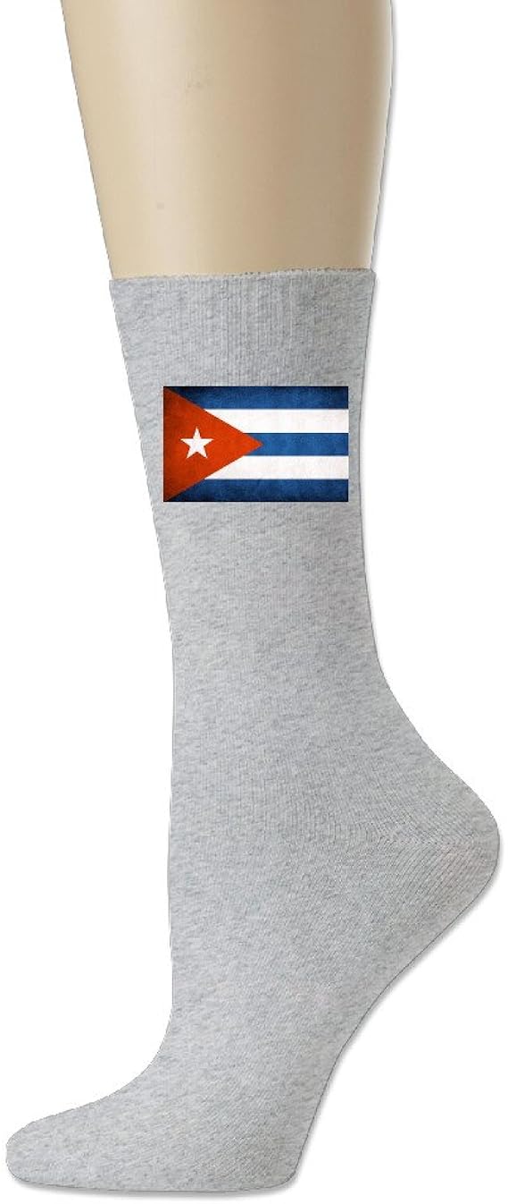 Cuba Flag Customized Graphic Cotton Socks Clothing, Shoes