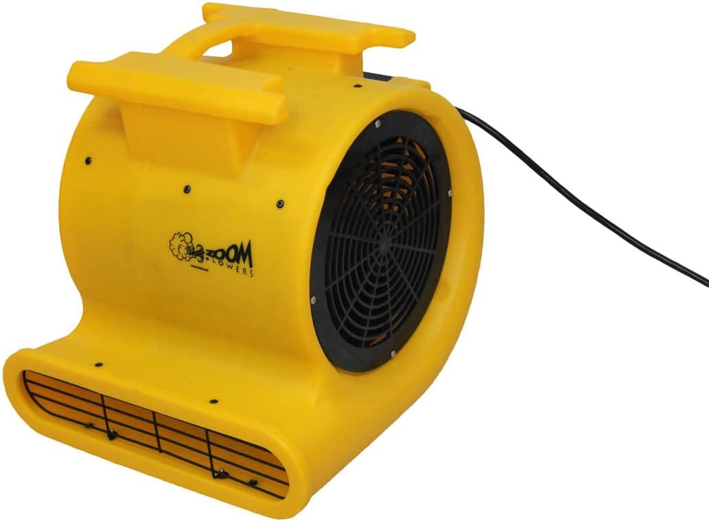 Zoom Blowers 1.0 HP Zoom Centrifugal Floor Dryer, Air Mover - Commercial Grade Carpet Blower