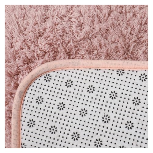 Tapis de bain absorbant en L gris antidérapant et confortable en microfibre - 8