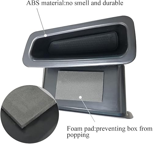 Miniatura 3 de Mango de puerta Vesul con caja de almacenamiento para apoyabrazos, tipo contenedor de teléfono, para Volvo XC60 2009 2010 2011 2012 2013 2014 2015