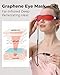 Aroma Season Heated Eye Mask for Dry Eyes, Warm Eye Compress with Flaxseed for MGD, Dry Eye Syndrome, Chalazion Blepharitis Stye Eye Treatment, Steam Moist to Unclog Glands (Blue)