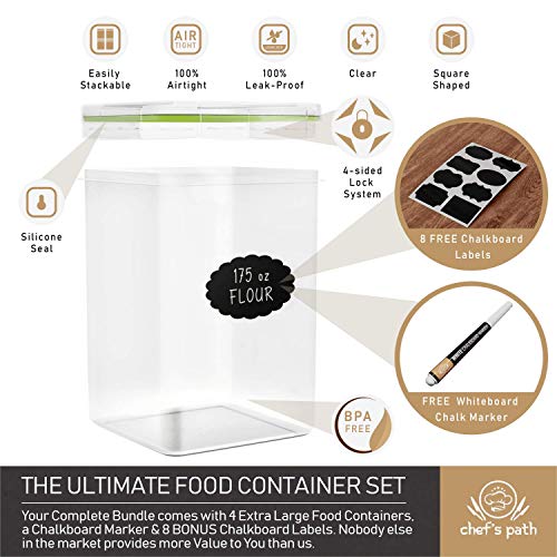 5.2 L Chef's Path Kitchen Storage Box Set for Food Preservation