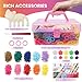 DDAI Bracelet Making Kit for Girls Ages 6-12 – Arts and Crafts for Kids Weaving Loom Bracelets Kits -1000+ Colorful Elastic Cloth Loom Bands – Great Birthday Gift for Girls Boys 7 8-12 Years Old