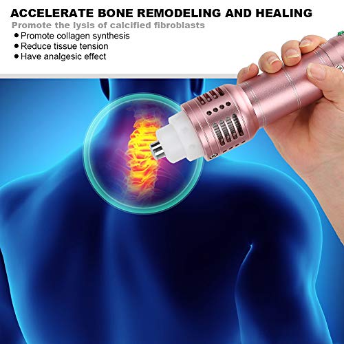 KLUFO Shockwave Physiotherapy Instrument, Dispositivo portátil de terapia electromagnética extracorpórea de ondas de choque para fisioterapia, masaje muscular de tejido profundo y alivio del dolor crónico miniatura 3