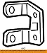 Genuine Honda 78518-TF0-N81 Left Set Plate
