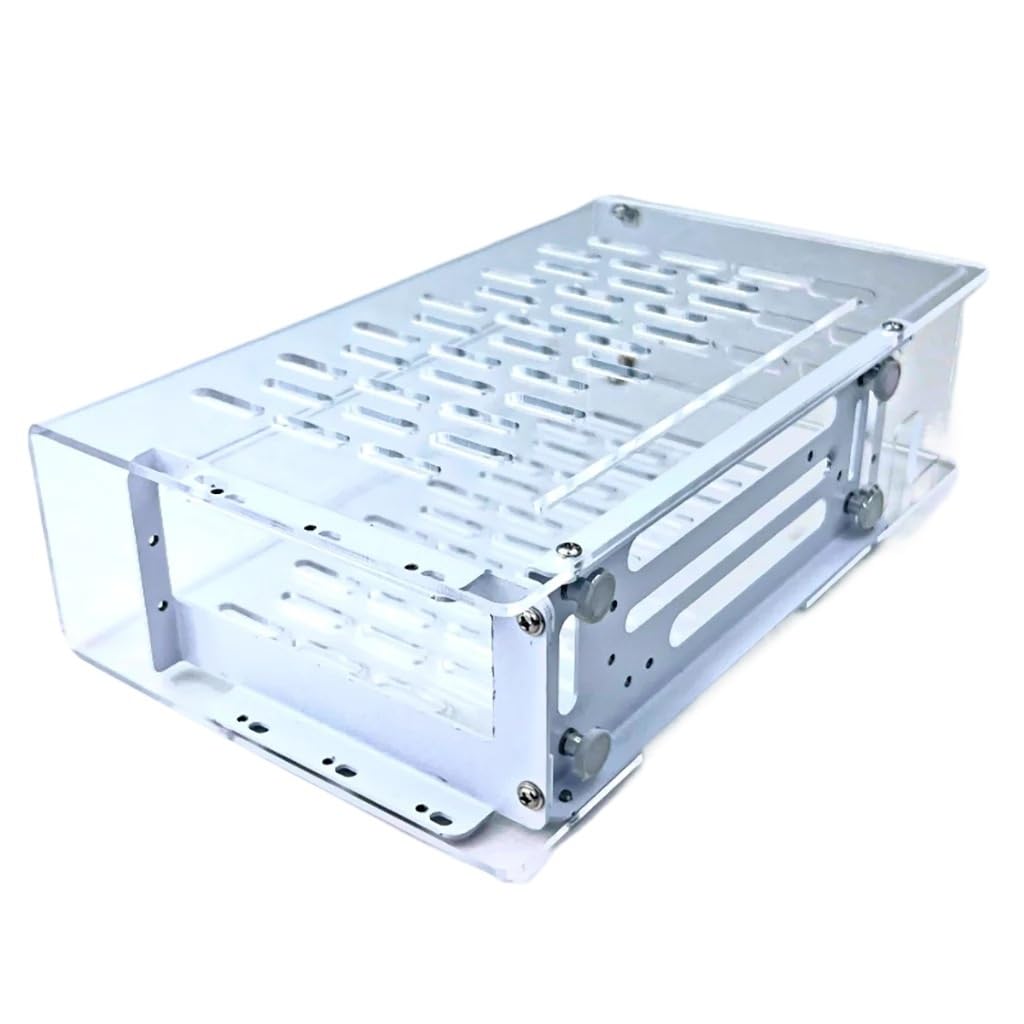 Genérico Compatible con Tarjeta gráfica Externa for Ordenador portátil eGPU, Soporte de Metal, Marco acrílico, Soporte de Base Oculink GPU
