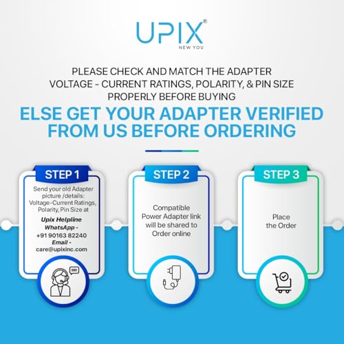 Upix-6V-1A-Power-Adapter-Power-Supply-AC-Input-100-240-V-for-Set-Top-BoxDTH-Box-CCTV-System-Router-Other-Electronics-IT-Gadgets-with-DC-Sony-Pin