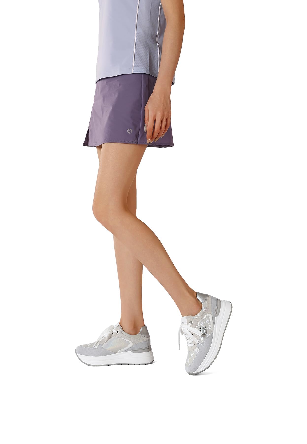 QUEEN HELENA Sneakers Platform Scarpe da Ginnastica con Zeppa Donna X33-20