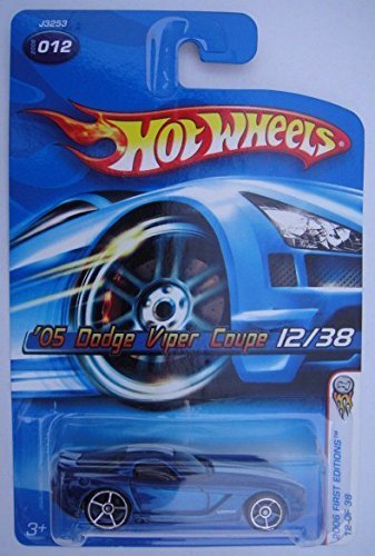 Hot Wheels 2006 First Editions Blue Dodge VIP Coupe miniatura 1