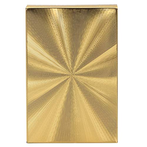 Pokerkarten mit Goldfolienprägung, komplettes Set 52+2, Standardgröße, flexibel, langlebig, wasserdicht, tragbare Strand-Aufbewahrungsbox, – Bild 8