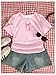 SweatyRocks Girl's Cherry Print Ruched T Shirt Short Sleeve Cute Tee Crop Tops Pink Bow 9 Years