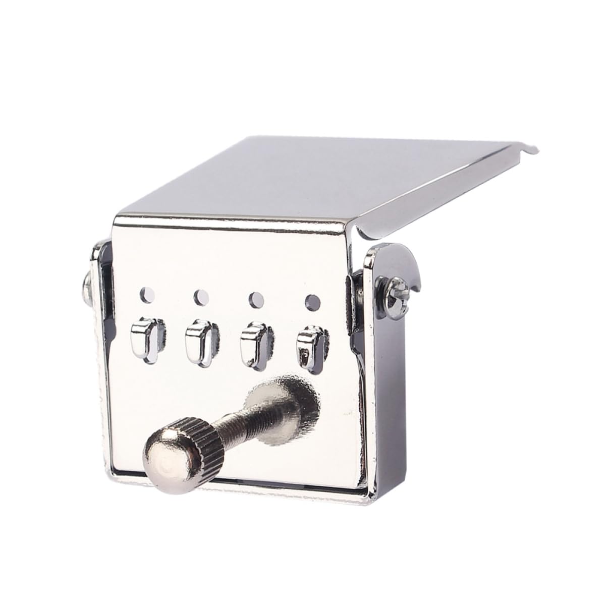 ibasenice String Banjo Tailpiece Bridge Plate Silber Ersatzteil Für Banjo Verbesserte Klangqualität Installieren Stabil Und Langlebig