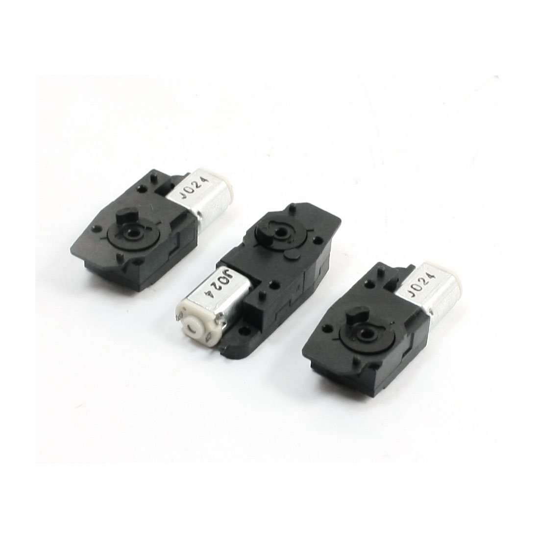Qtqgoitem 3pcs DC 3-5V 80-130RPM Worm Gear Motor Variable Speed Gearmotor (model: e2b c0c e2e c10 c8a)