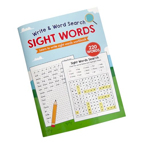 �p��w�K�m�[�g�u�b�N White & Sight Words Search �w�������̍ł���ʓI�ȒP��Ǝ��p�I�ȃt���[�Y�� 500 �f�� �{�L���u�����[�r���_�[