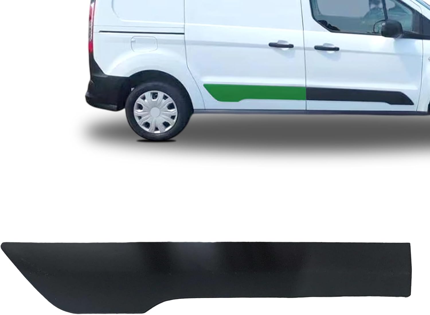 Rear Quarter Outer Molding Trim Side Sliding Door Trim Door Molding Panel Fits for Ford Transit Connect XL XLT Titanium 2014 2015 2016 2017 2018 2019 2020 2021 2022 2023 (Rear Right Side)