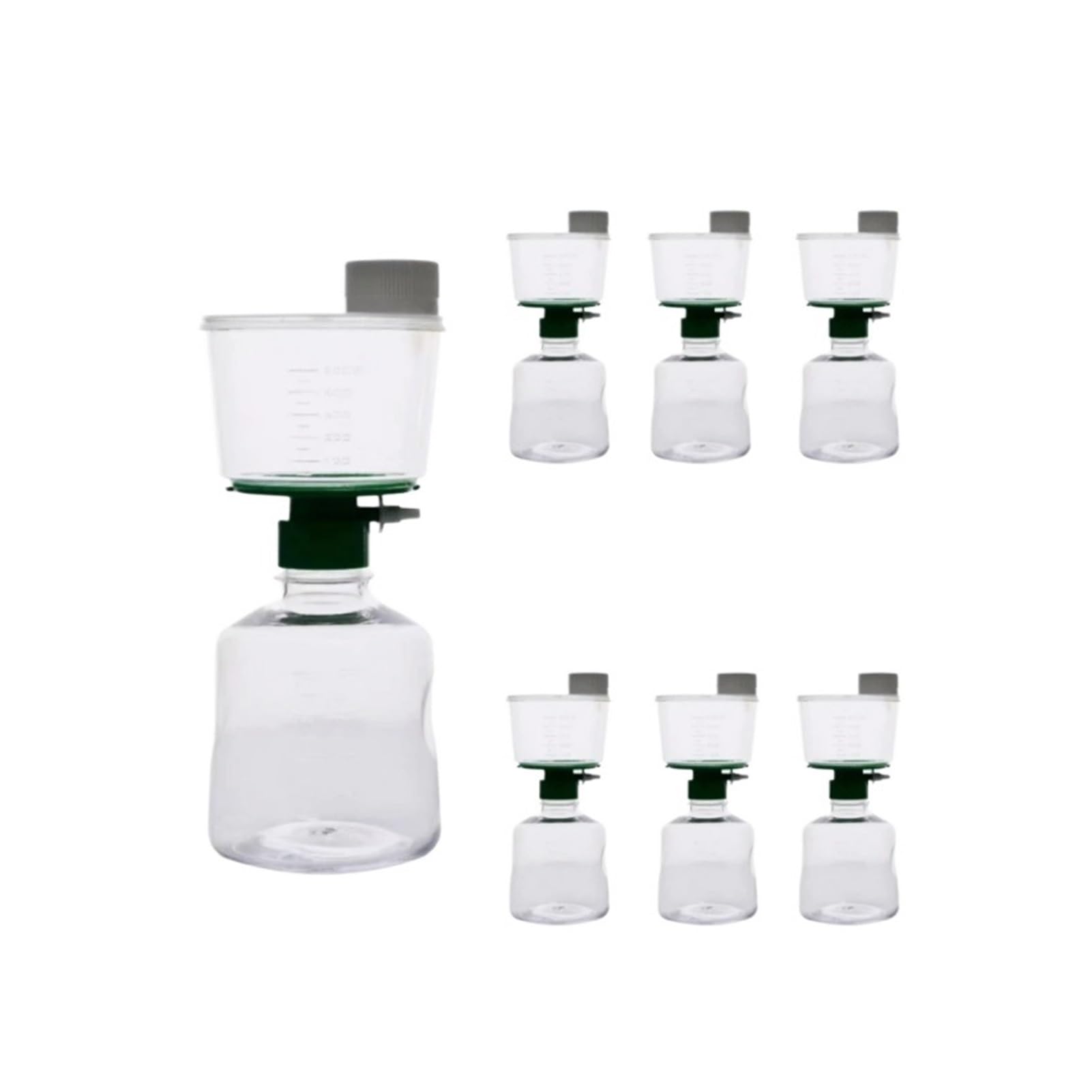 Vakuumfiltereinheiten 12 Stück sterile Einweg-Vakuumfiltereinheiten for Flaschenaufsätze mit PVDF-Membran, 150/250/500 ml/1000 ml(250ml 0.45um 12pk)