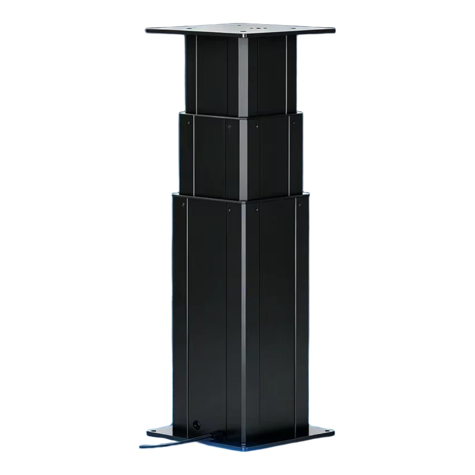 DC24V Hubsäule 3 Elektrisch verstellbare Plattform 280mm bis 1155mm Fahrt 80KG/200KG Last(S1155-A; DC24V 30MMS 800N; Black-No controller)